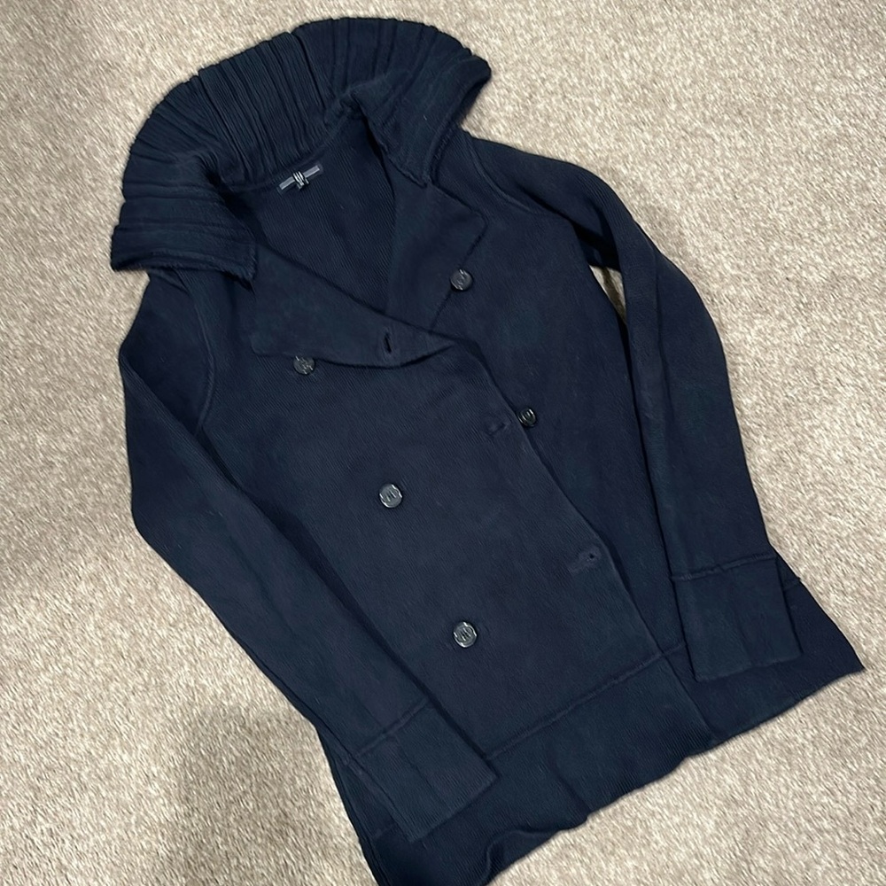 Gap Heavy Peacoat Style Cardigan Sweater